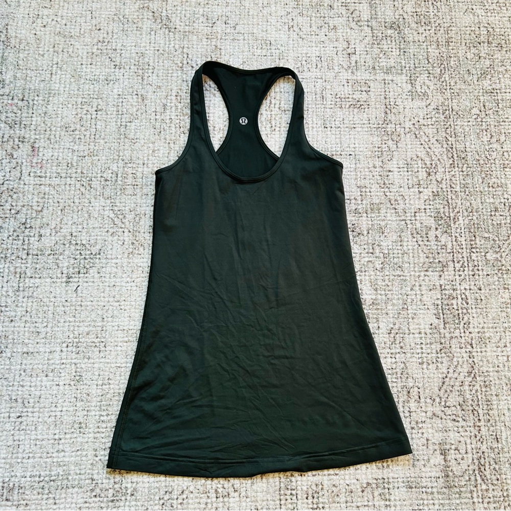 lululemon athletica Black Racerback Workout Tank